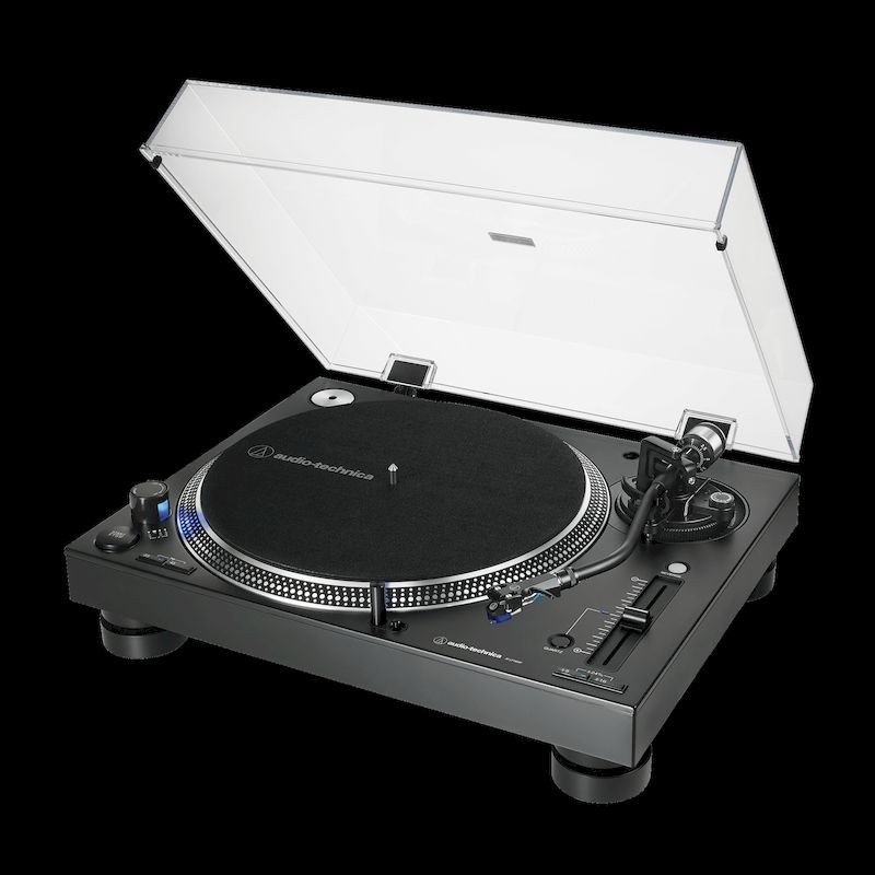 Audio-Technica AT-LP140XP Giradischi DJ Professionale A Trasmissione Diretta - Nero | Per Set Precisi E Duravoli